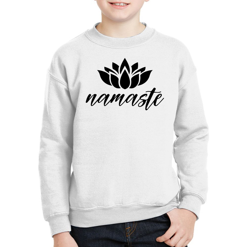 Namaste Lotus For Light Youth Sweatshirt by autlu2024 | Artistshot