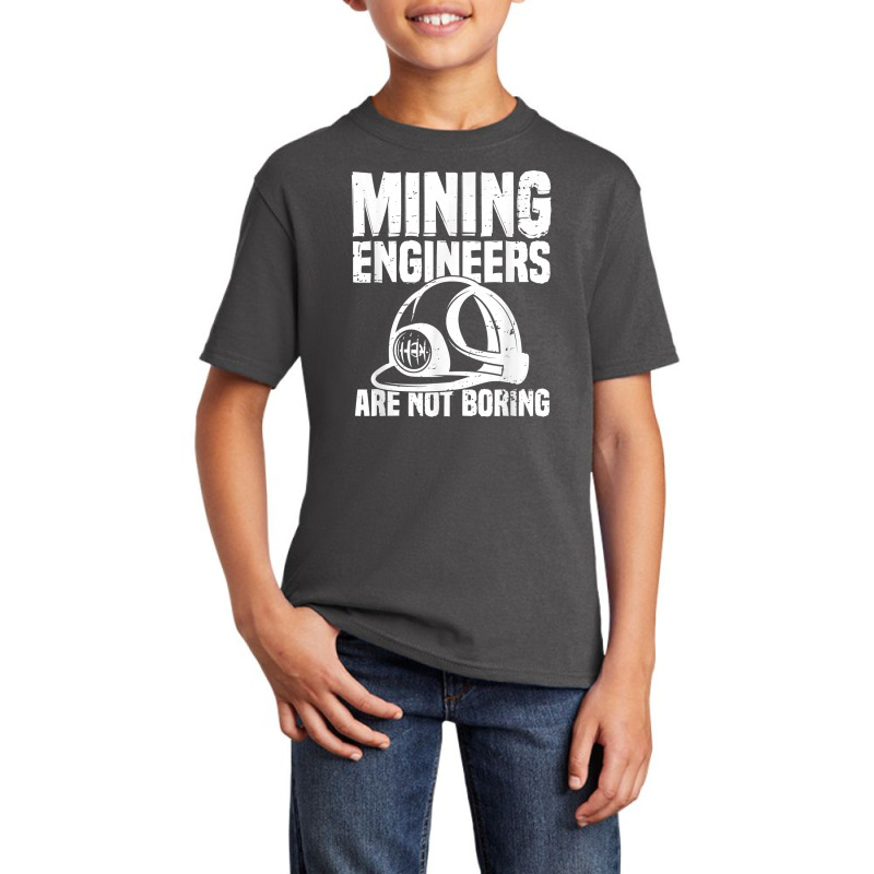 Funny Engineering Mechanical Civil   Mining Engineer T Shirt Basic Youth T-shirt by cm-arts | Artistshot