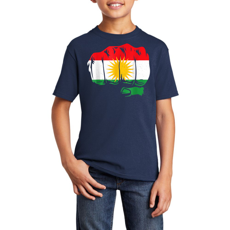 Vintage Kurdistan Kurd Kurdish Province Of Kurds T Shirt Basic Youth T-shirt by cm-arts | Artistshot