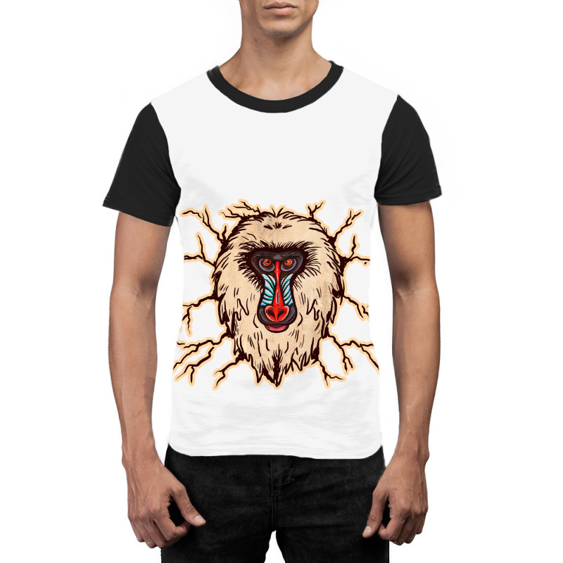 Baboon Monkey Graphic T-shirt by deepbox | Artistshot