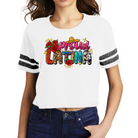 Proud Latina Scorecard Crop Tee | Artistshot