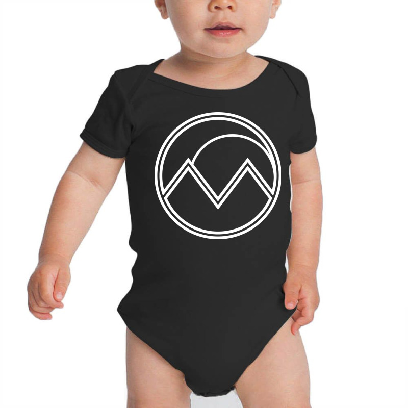 Minimalist Mountain V8 Baby Bodysuit by suhendar- | Artistshot