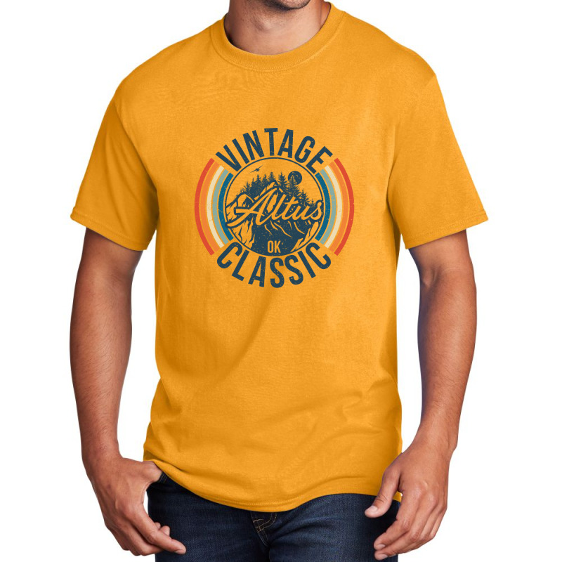 I Love Altus Oklahoma Retro Vintage Classic Limited Edition Basic T-shirt by hardrollsjudo | Artistshot