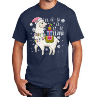 Fa La La Llama Funny Santa Llama Christmas For Family Long Sleeve T Sh Basic T-shirt | Artistshot