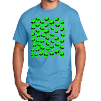 Tiny Green Alien Basic T-shirt | Artistshot