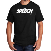 Jersey Shore The Speech Basic T-shirt | Artistshot