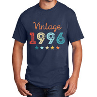 Vintage 1996 30th Birthday Retro Gift 30 Year Old Basic T-shirt | Artistshot