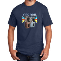 Arcade-cabinet-machine-1970-1980-1990-video-game-collection Basic T-shirt | Artistshot