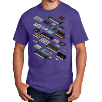 Synthesizer Fan Collection Basic T-shirt | Artistshot