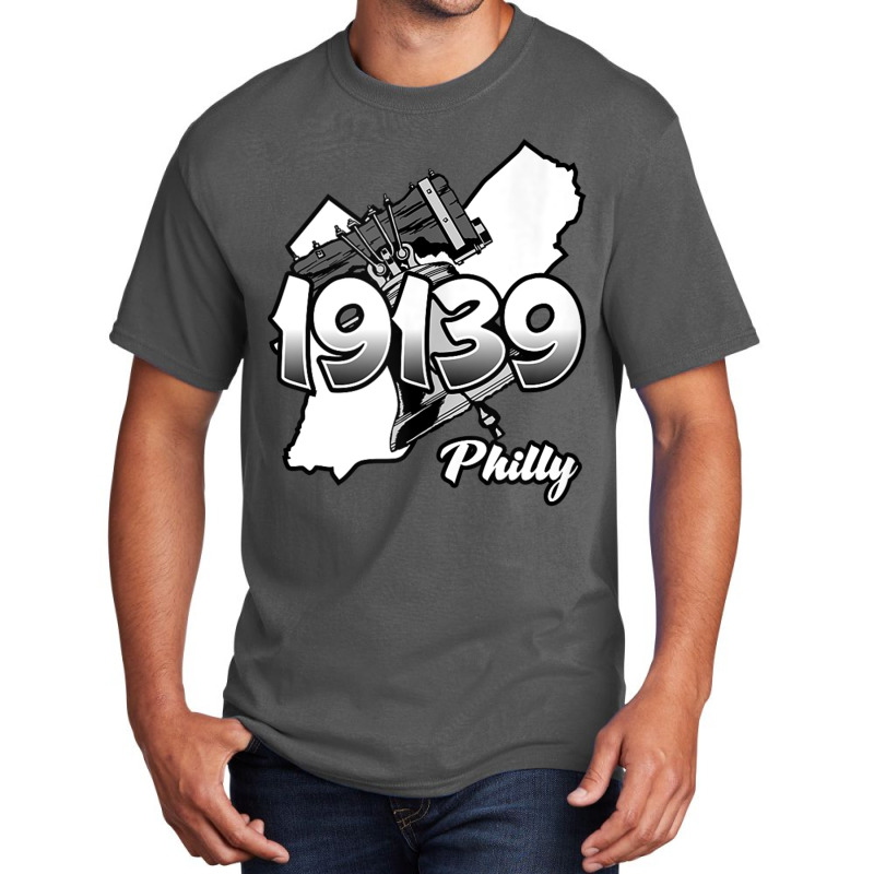 Philadelphia Silhouette With Zip Code 19139 And Liberty Bell Tank Top Basic T-shirt | Artistshot