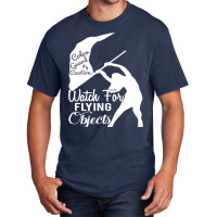 Color Guard Caution Watch For Flying Objects Basic T-shirt | Artistshot