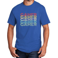 Gamer Retro Vintage 8bit Arcade Gaming Basic T-shirt | Artistshot