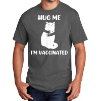 Funny Vaccinated Cats Lover Cool Tee Pro Vaccination Nurse Basic T-shirt | Artistshot