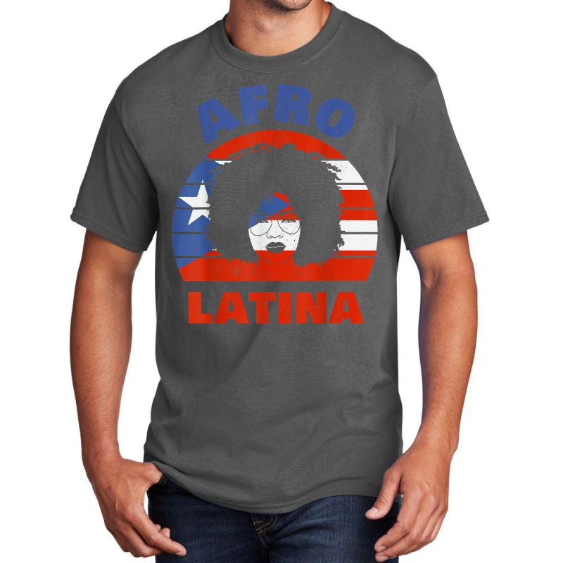 Puerto Rica Afro Latina Women National Hispanic Month Latinx T Shirt Basic T-shirt by cm-arts | Artistshot