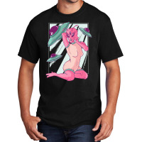 Alien Pin Up Space Girl Men Basic T-shirt | Artistshot