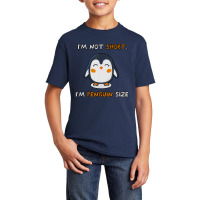 I'm Not Short I'm Penguin Size Quote Basic Youth T-shirt | Artistshot