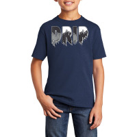 Drip Dripping Black Canvas 4s Matching T Shirt Basic Youth T-shirt | Artistshot