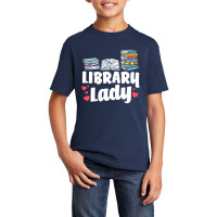 Library Lady Book Read Lover Books Librarian Basic Youth T-shirt | Artistshot