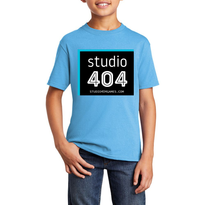 Studio 404 Games Blue Basic Youth T-shirt by fenderbendable | Artistshot