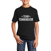 Team Cunningham   Last Name  Cunningham Family Surname T Shirt Basic Youth T-shirt | Artistshot