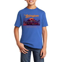 Bellingham Washington Retro Vintage 80s 90s Muscle Cars Retrowave Aest Basic Youth T-shirt | Artistshot