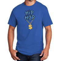 Hip Hop Rap Gangster Rap Break Dance Music Lovers Gold Chains 1 Basic T-shirt | Artistshot