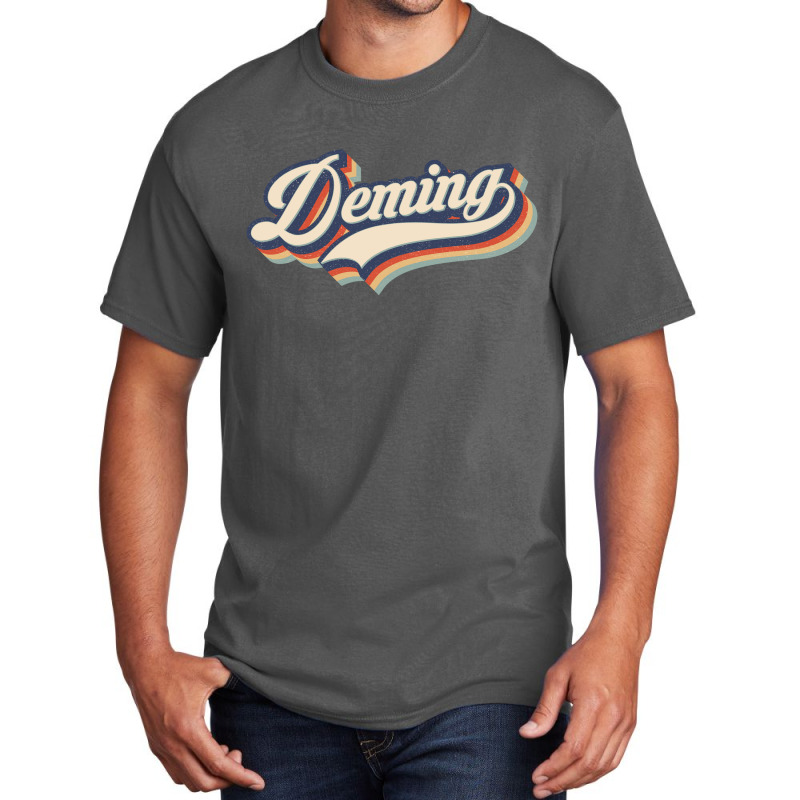 I Love Deming City Usa Retro Vintage Basic T-shirt | Artistshot