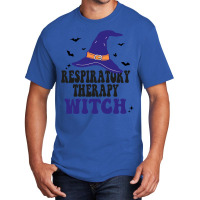 Respiratory Therapy Witch Halloween Matching Group Costume Pullover Ho Basic T-shirt | Artistshot