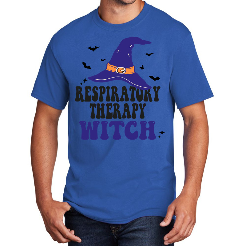 Respiratory Therapy Witch Halloween Matching Group Costume Pullover Ho Basic T-shirt by cm-arts | Artistshot