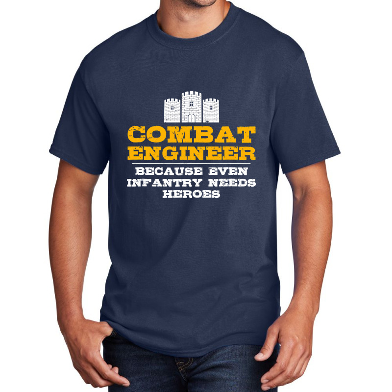 Combat Engineer  Engineer Gifts  Army Engineering Basic T-shirt by Thanhhuong90 | Artistshot