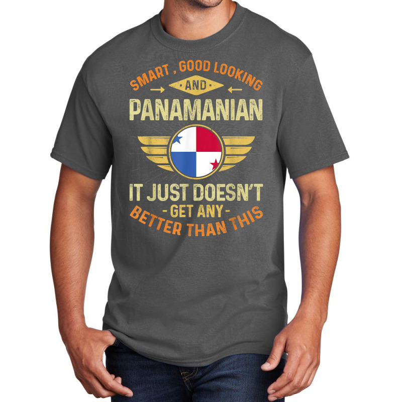 Panama Flag Proud Panamanians Men & Women T Shirt Basic T-shirt by melliebowleli | Artistshot