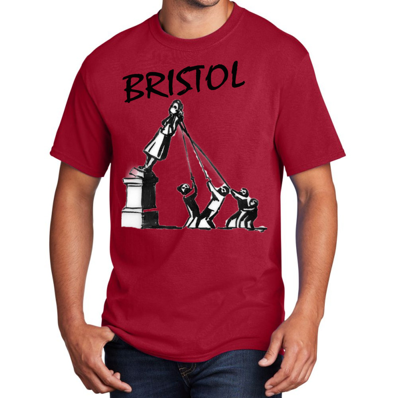 Banksy Colston Edward Colston Statue (bristol Protests) Basic T-shirt by THOMASRAFFERTY | Artistshot