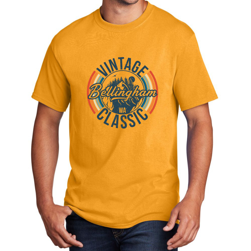 I Love Bellingham Washington Retro Vintage Classic Limited Edition Basic T-shirt | Artistshot