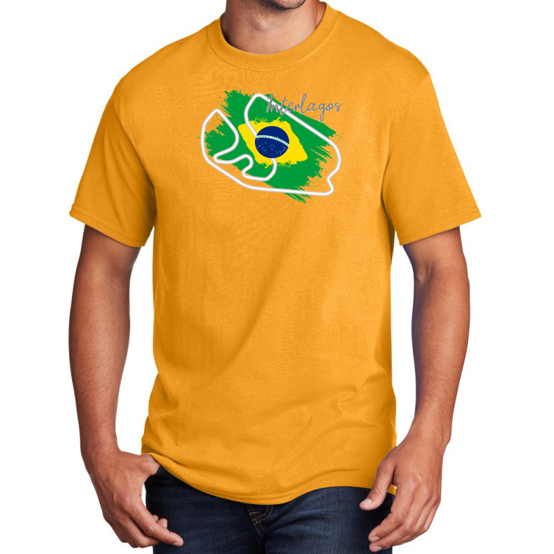 Interlagos Circuit Basic T-shirt by AngieFurr | Artistshot