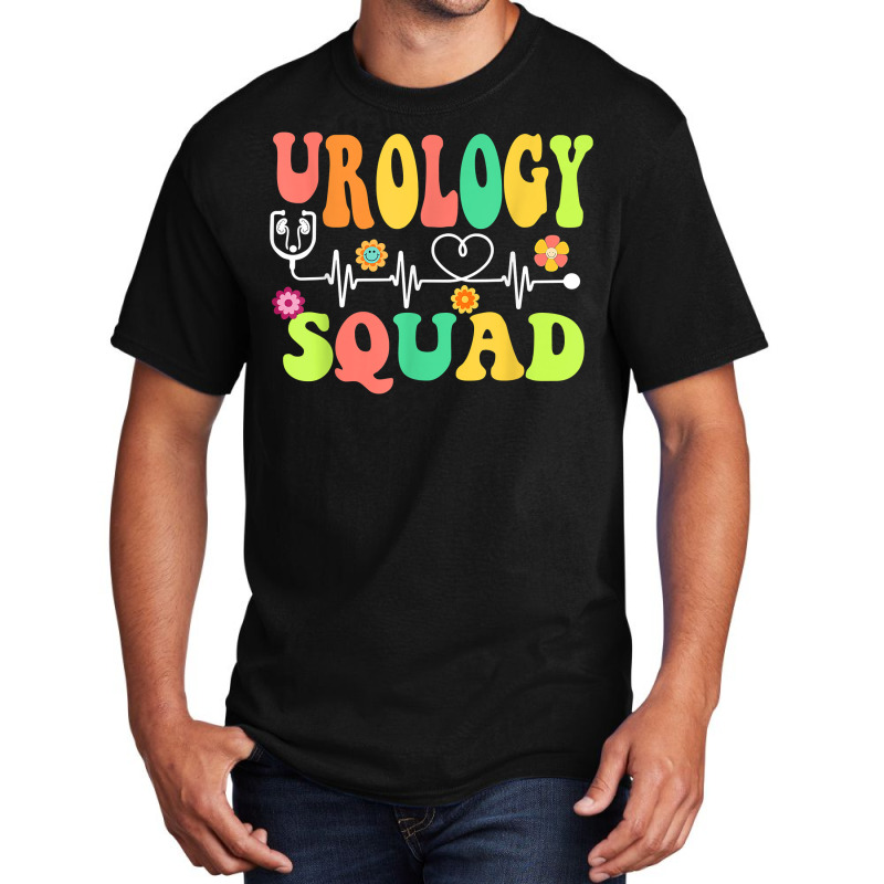 Groovy Urology Squad Cute Urologist Nurse Doctor Medical Cna T Shirt Basic T-shirt by nilaeshuhyfa | Artistshot