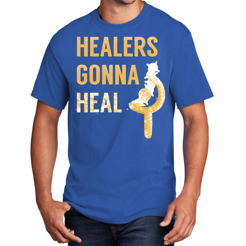 Ffxivv White Mageee Healerss Gonnaa Heal Funny Meme Basic T-shirt | Artistshot