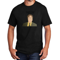 Dwight Identity Theft The Office Quotes Basic T-shirt | Artistshot