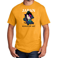 Japan - Woman Of Art Basic T-shirt | Artistshot