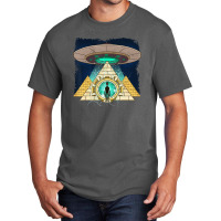 Ancient Astronaut Egyptian Pyramid Alien Conspiracy Theory Basic T-shirt | Artistshot