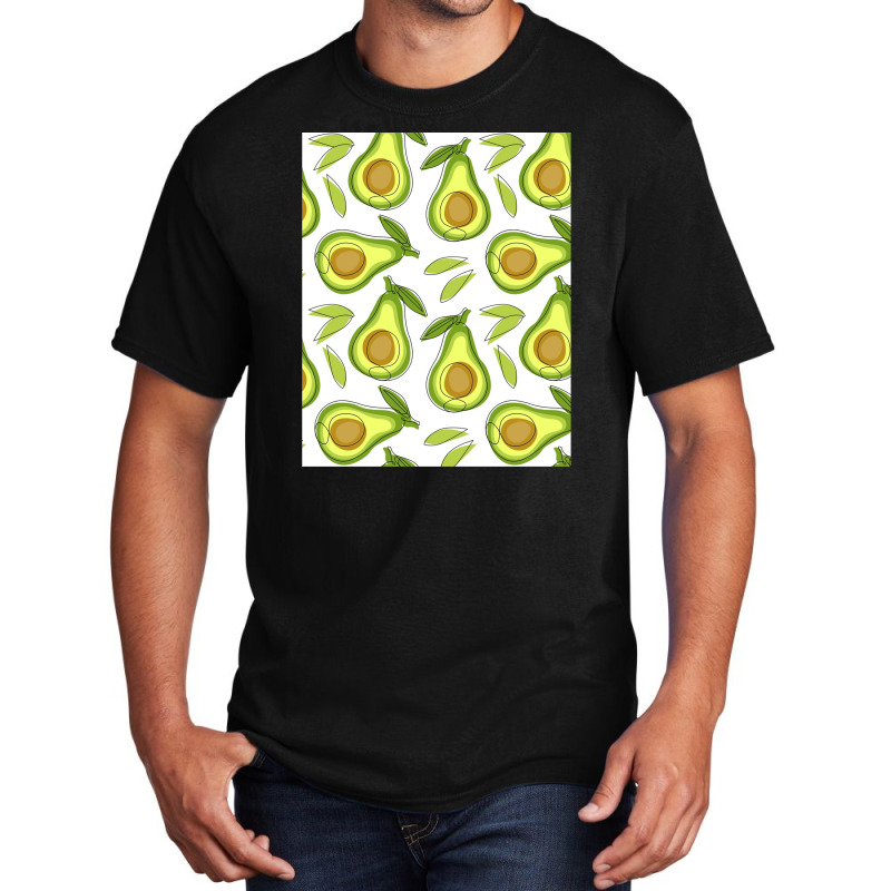 Cartoon Fruits And Adorable Soft Kiwi Basic T-shirt | Artistshot