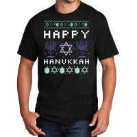 Happy Hanukkah Basic T-shirt | Artistshot