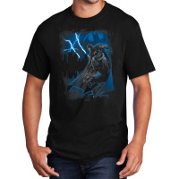 B.at.man Lightning Strikes Basic T-shirt | Artistshot