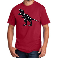 Polka Dot T Rex Dinosaur International Dot Day White & Black T Shirt Basic T-shirt | Artistshot