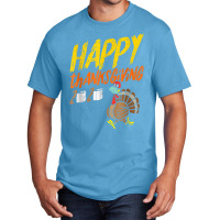 Happy Thanksgiving 2020 Toilet Paper Turkey Face Mask Basic T-shirt | Artistshot