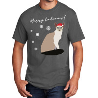 Balinese Cat Merry Catmas Christmas Cat Lovers Pullover Hoodie Basic T-shirt | Artistshot