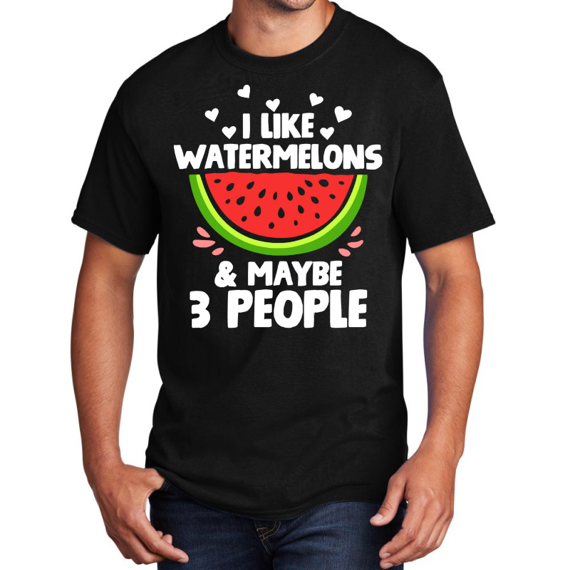 Watermelon  Shirt Watermelon Fruit Slice   2143 Basic T-shirt | Artistshot