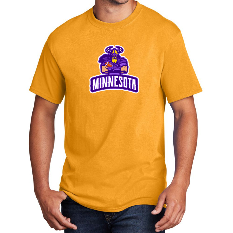 American Football Minnesota Design Basic T-shirt | Artistshot