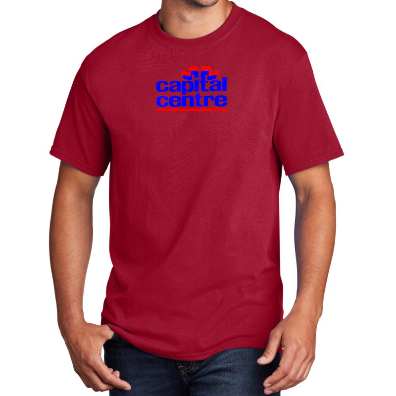 Capital Centre Basic T-shirt by BrianDavis | Artistshot