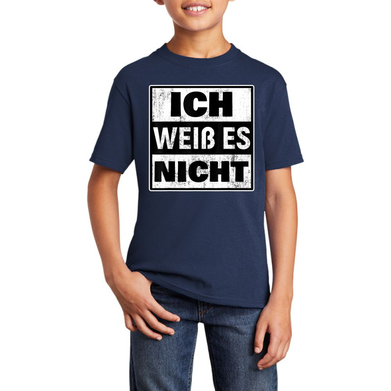 German I Don't Know Germany Language Quote Flag Basic Youth T-shirt | Artistshot