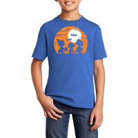 Peanuts  Halloween  Trick Or Treat Silhouettes Basic Youth T-shirt | Artistshot